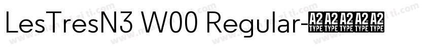 LesTresN3 W00 Regular字体转换